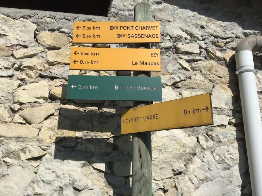 La Dent Du Loup A La Campagne, Proche De Grenoble Villa Noyarey Exteriör bild